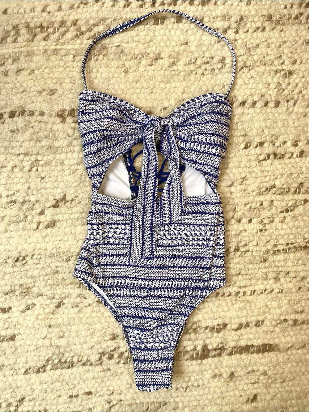 Splendid Nautical By Nature One Piece Swimsuit, Size M - Picture 2 of 10